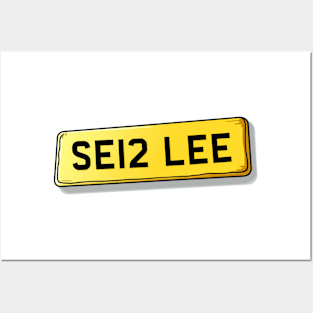 SE12 LEE Lee Number Plate Posters and Art